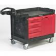 Trademaste 4 Drawer Cart with Cabenit View: Rubbermaid Trademaster Mobile Cabinets and Work Centers